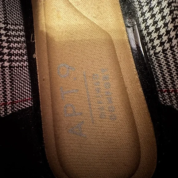 Apt 9 Black Platform Lace Up Faux Patent Leather Shoes 8.5 - Picture 8 of 12